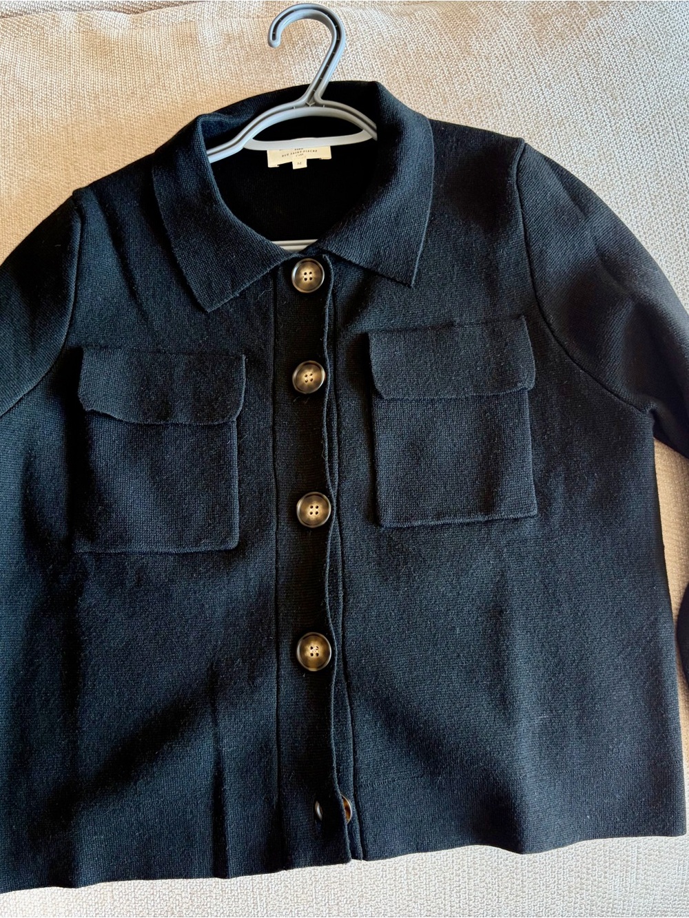 Sezane Black Betty Cardigan